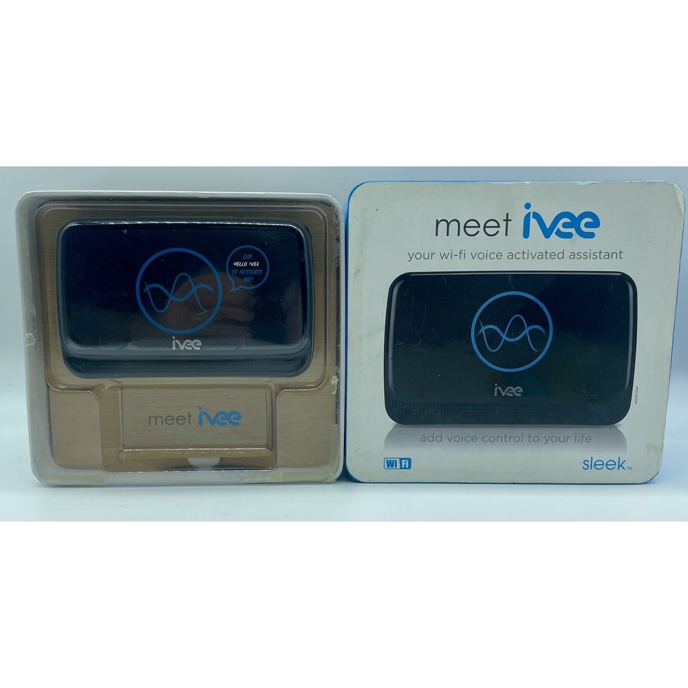 iVee Sleek WiFi Voice Activated Assistant Smart‎ Speaker Black Model IV3B